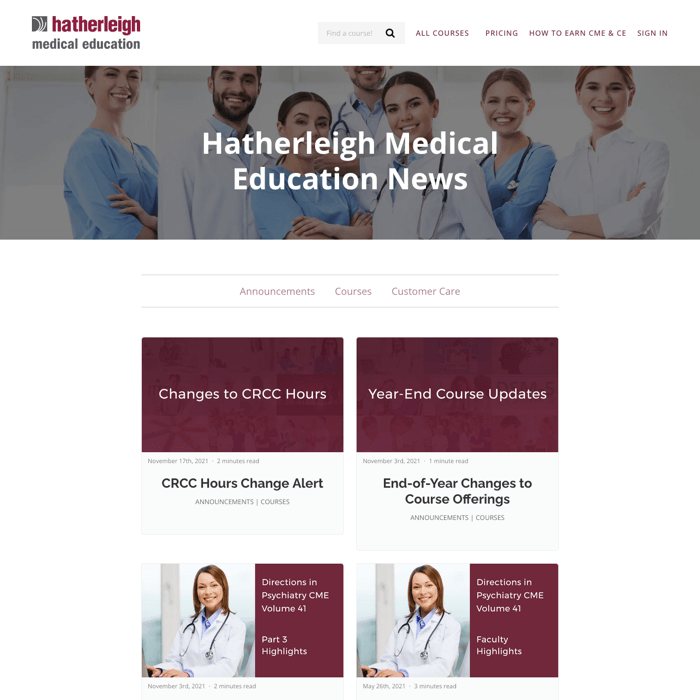 Hatherleigh Medical Education