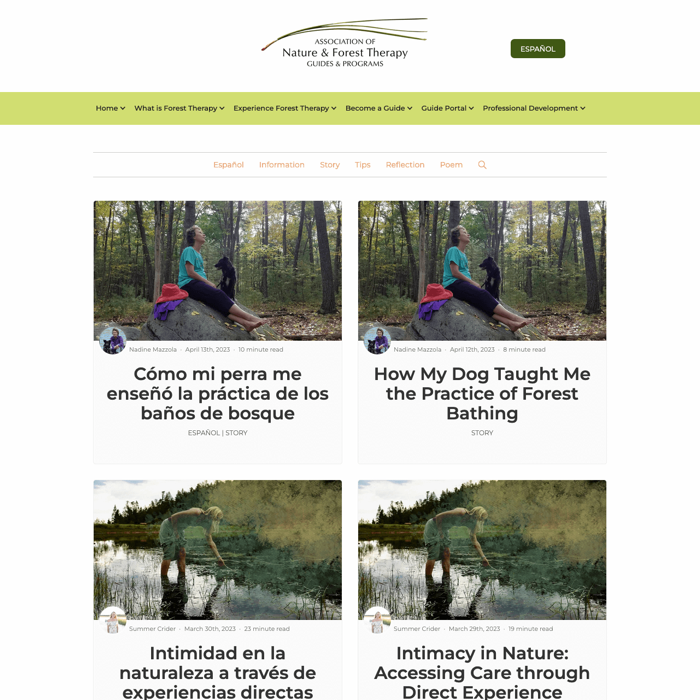 Association of Nature and Forest Therapy Guides and Programs