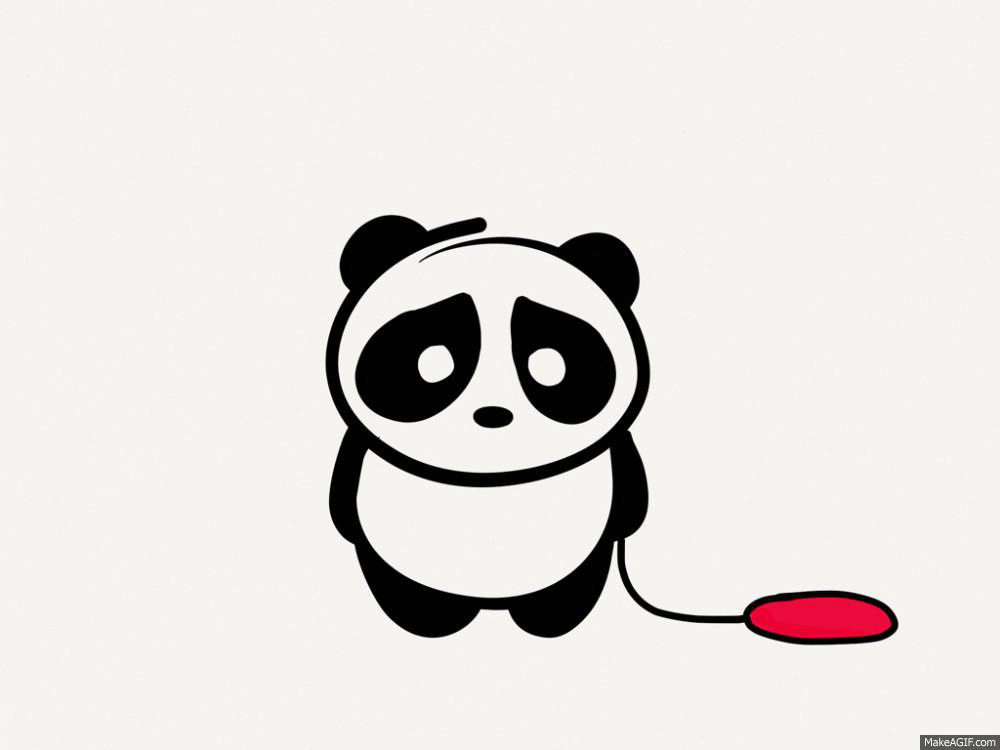 Adding Blog Categories - Sad Panda gif :(