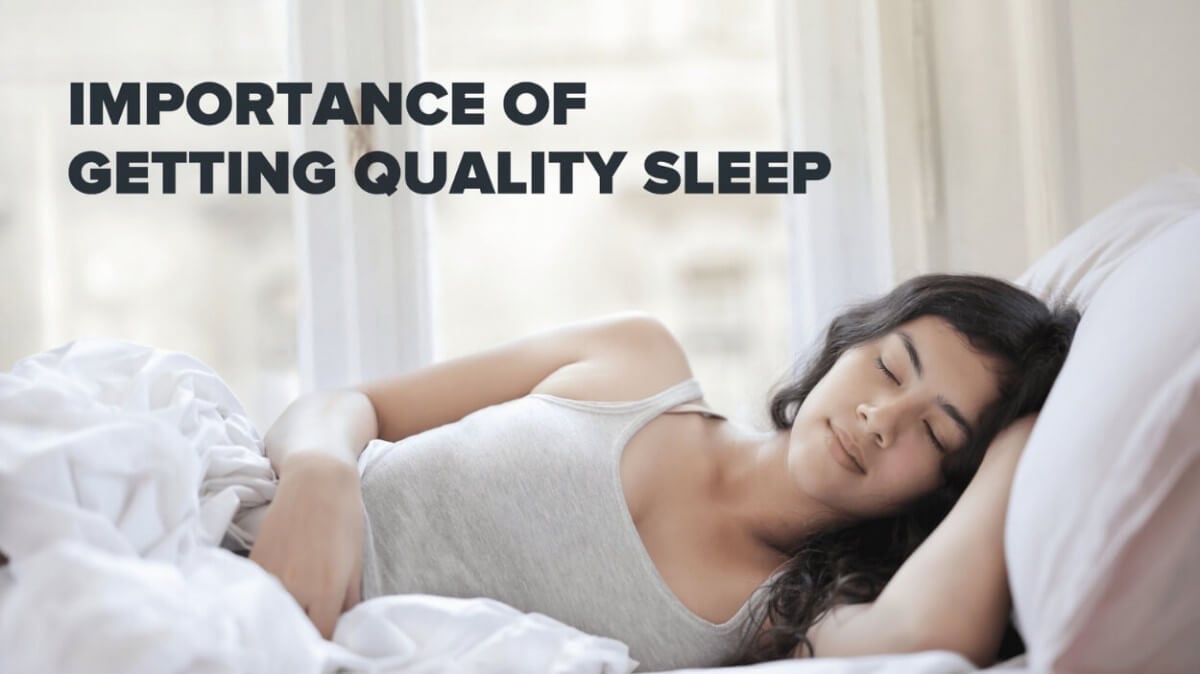 Add Quality Sleep to Your Exercise Routine and Healthy Diet