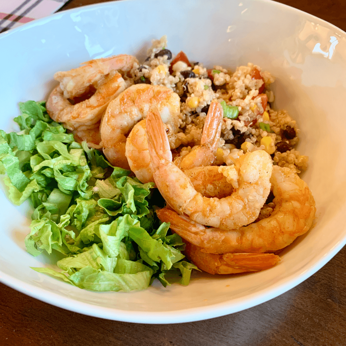 Lunch Prep – Shrimp and Quinoa Taco Bowls