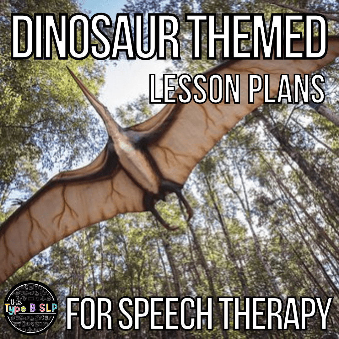 Dinosaur Lesson Plans for Speech Therapy