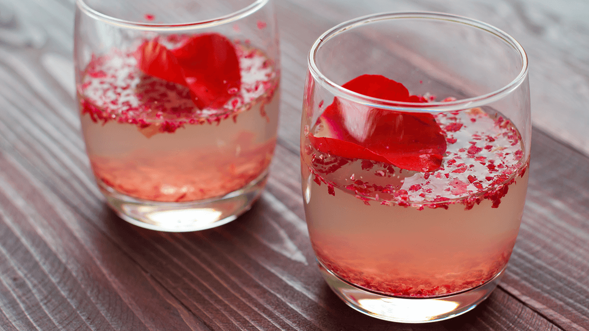 Rhubarb Rosé Cocktail
