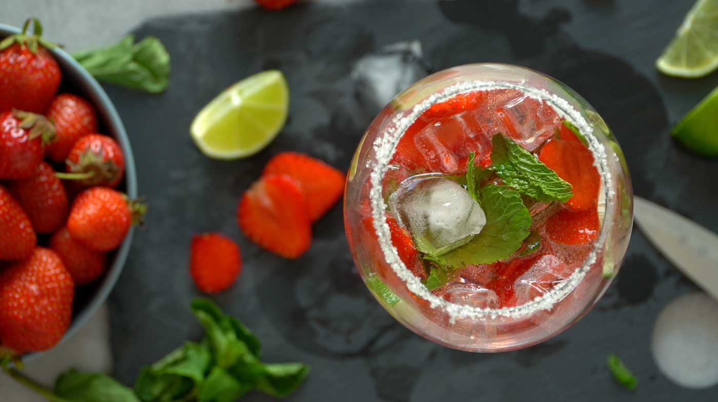Strawberry Lime Gin & Tonic Recipe
