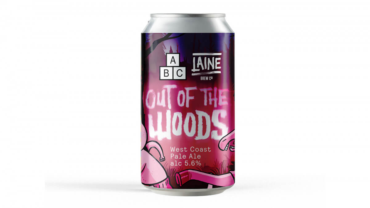 OUT OF THE WOODS WEST COAST PALE ALE - 5.6% - COLLAB BEER - ABC x LAINE