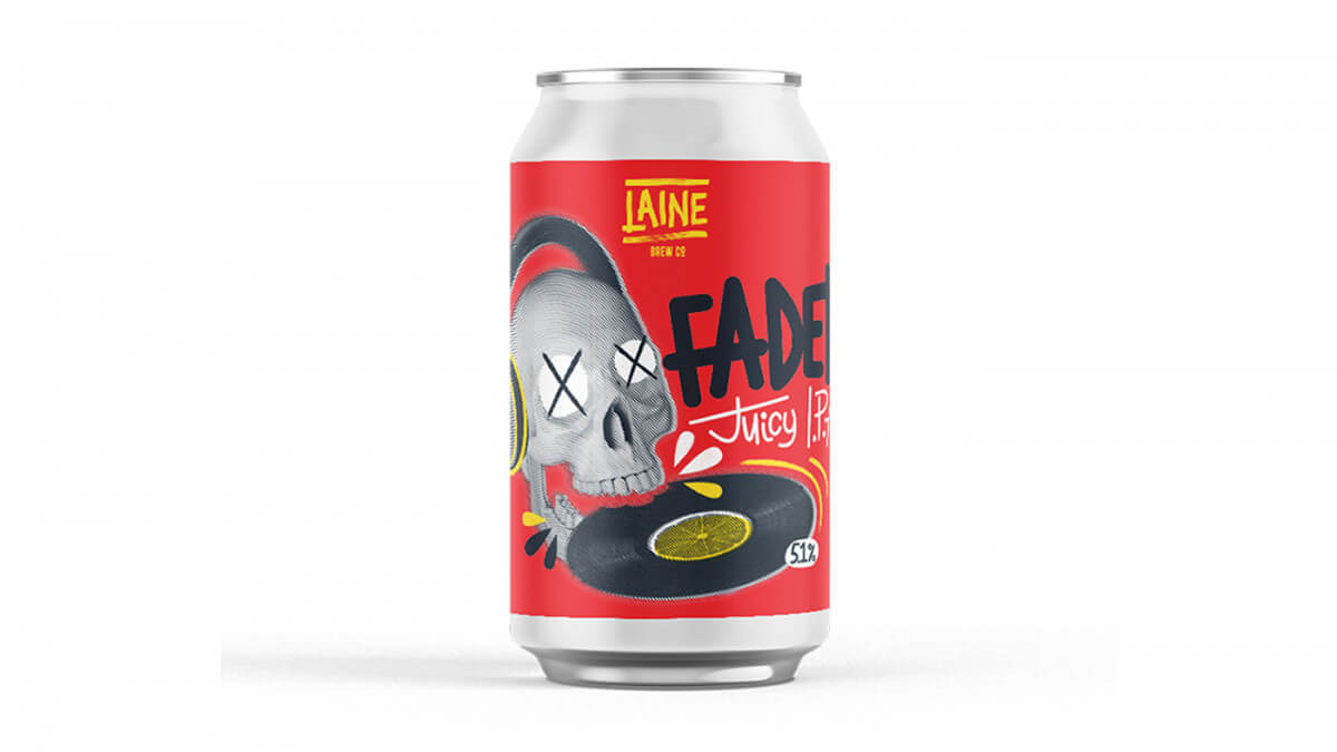 FADER JUICY IPA - 5.1% - Core Range - Laine Brew Co