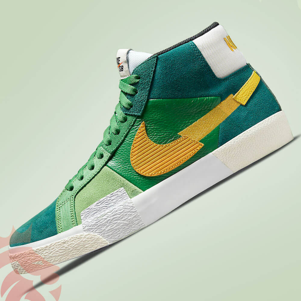 pellizco . Post impresionismo First Look: Nike SB Blazer Mid "Mosaic Green" - YankeeKicks – YankeeKicks  Online
