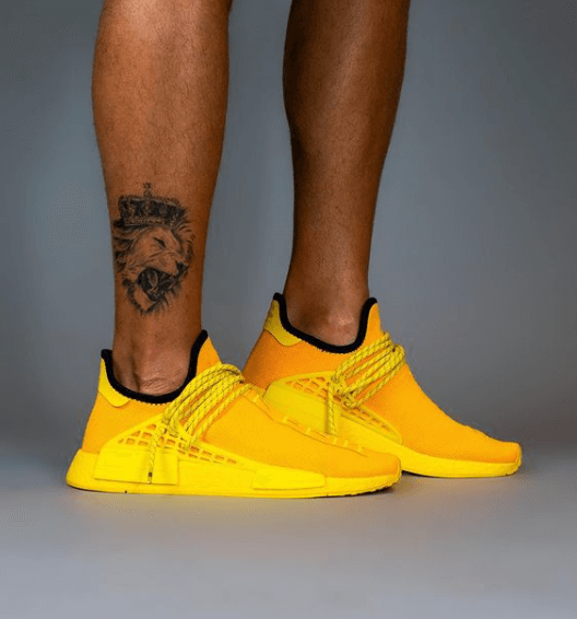 Empuje hacia abajo celestial anfitrión Adidas NMD HU Pharrell Human Race Yellow – YankeeKicks Online