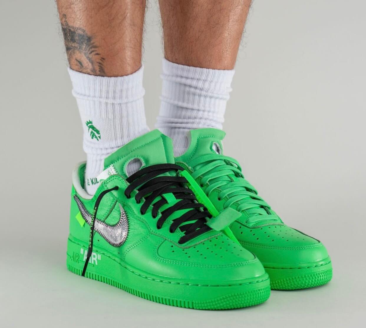 male Sociology Raincoat Off-White x Nike Air Force 1 Low “Light Green Spark” – YankeeKicks Online