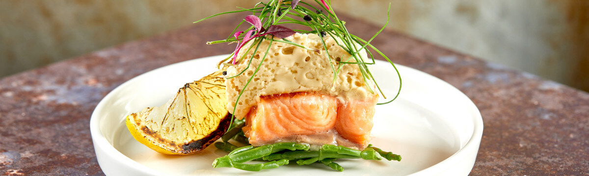 Salmon and chive