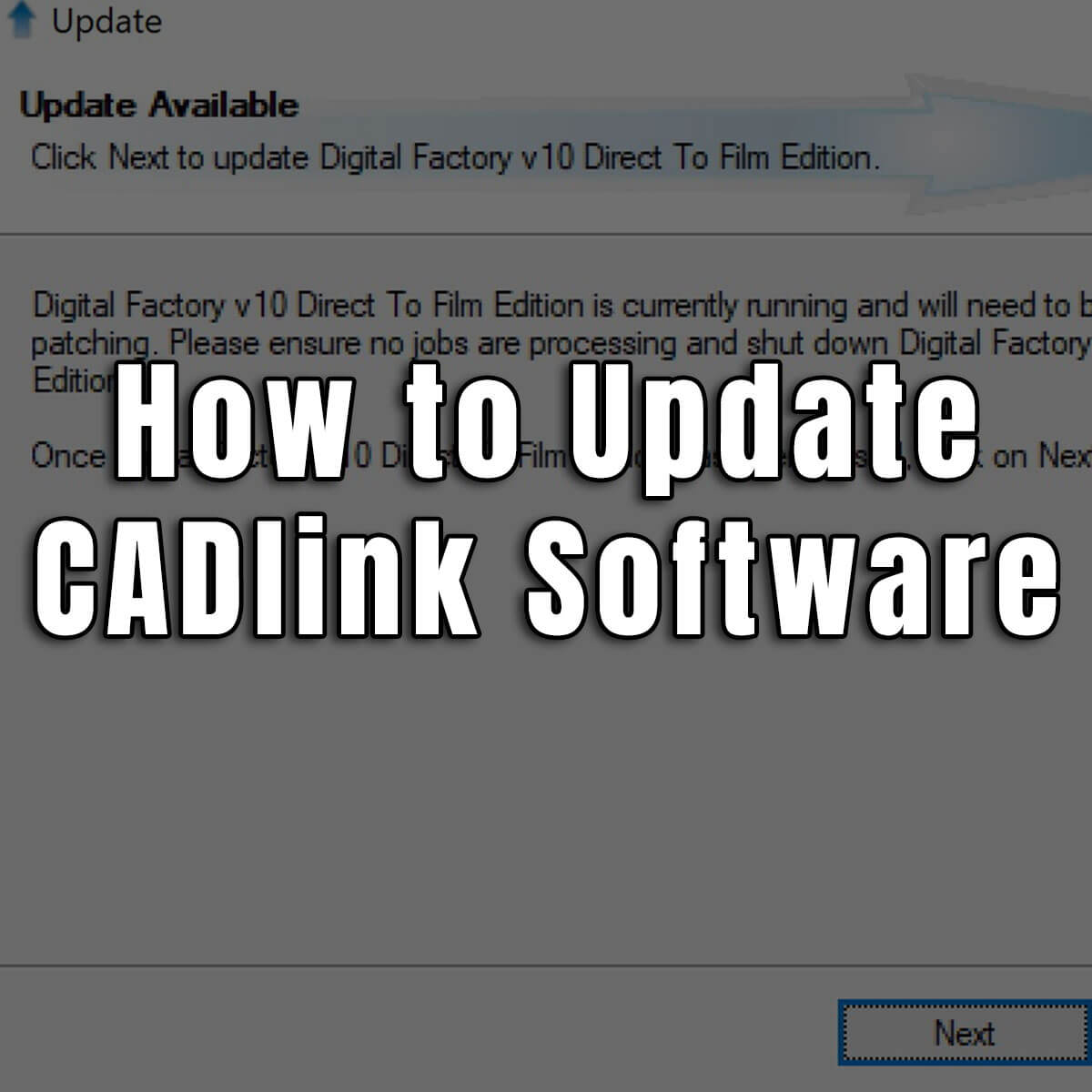 How to Update CADlink Software