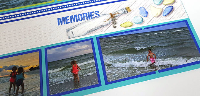 Sea Breeze Remix Layouts - Sandy toes and sun-kissed noses.