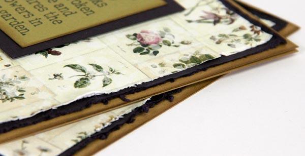Vintage Botany Club Stamp Cardmaking Tips