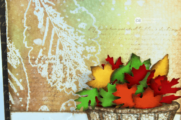 Orchard Fall Leaves Card -- Combining Collections!
