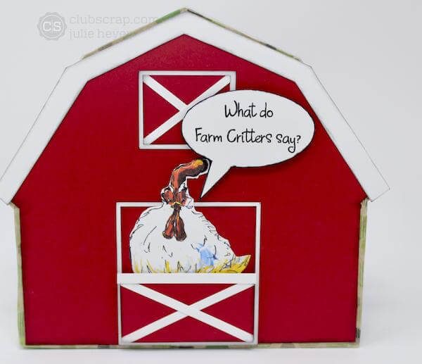 Barn Book featuring the Farm Critters Collection.