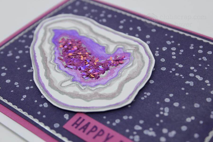 Stamped Geode Tutorial - Lots of lovely layers!