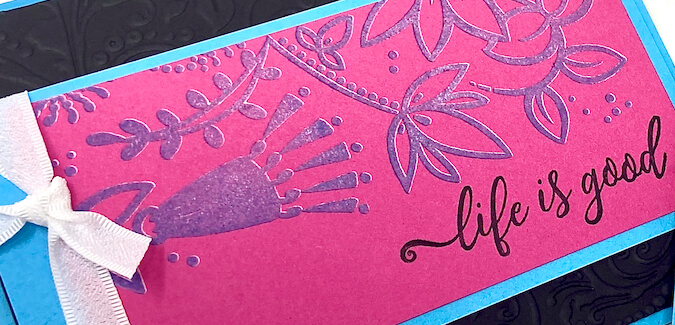 Glow Stamping - A technique spotlight.