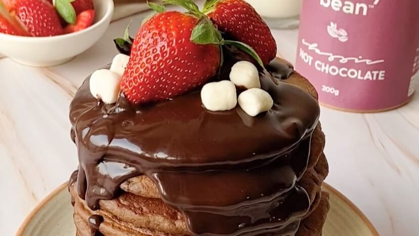 Breakfast in bed? Absolutely - with Chocolate Pancakes