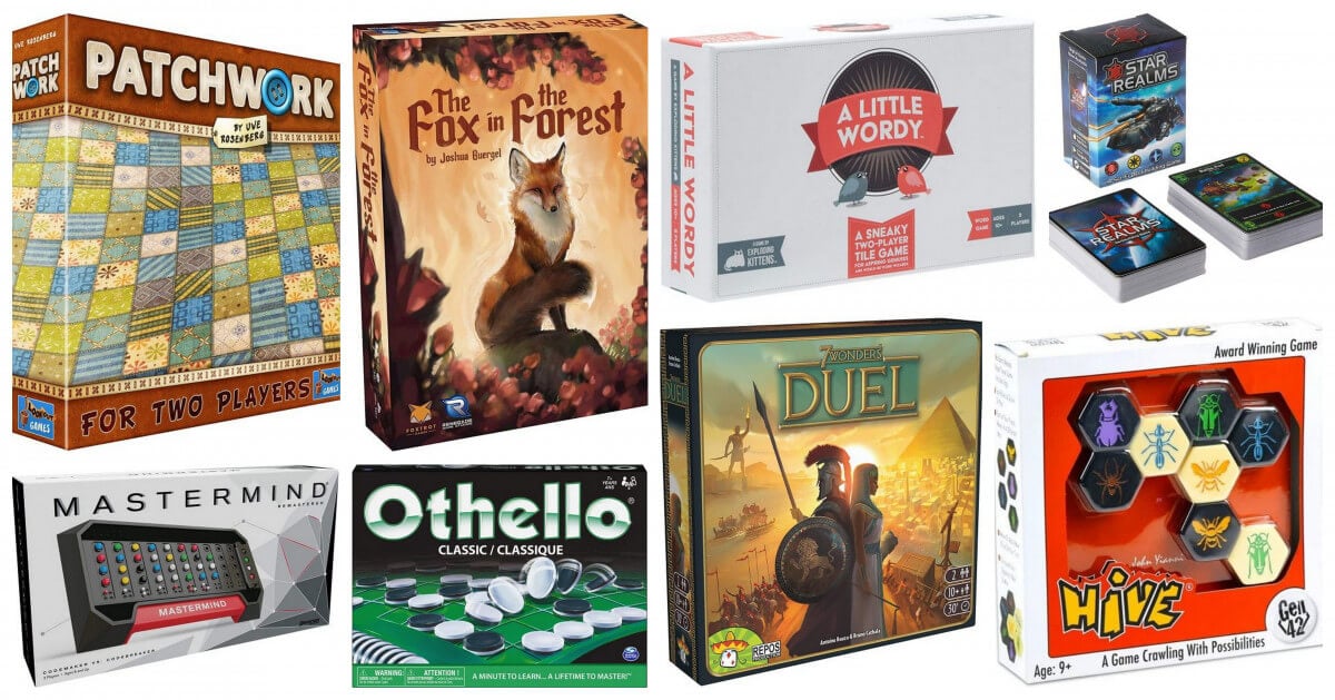 Best 2-Player Board Games for Date Night and More