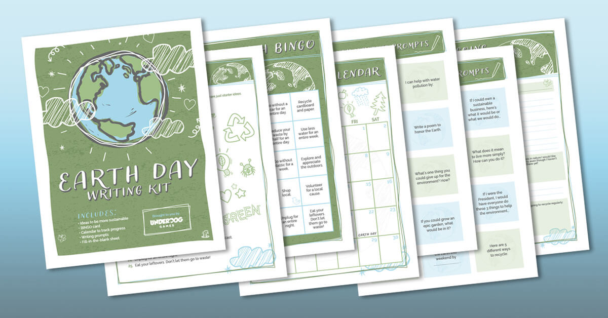 Fun Earth Day Writing Prompts for Kids and Students