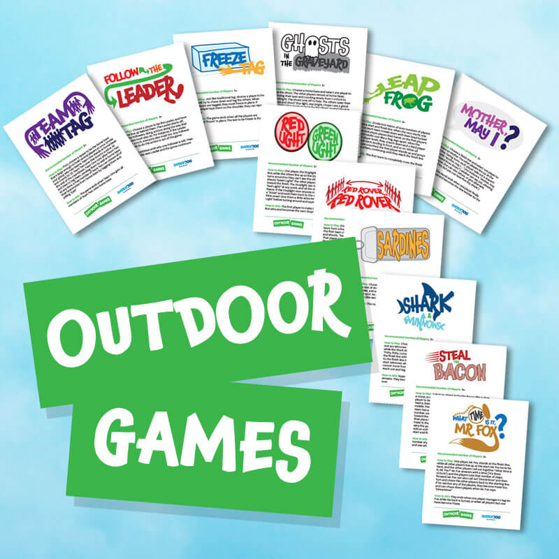 Simple Outdoor Games for Kids Printable