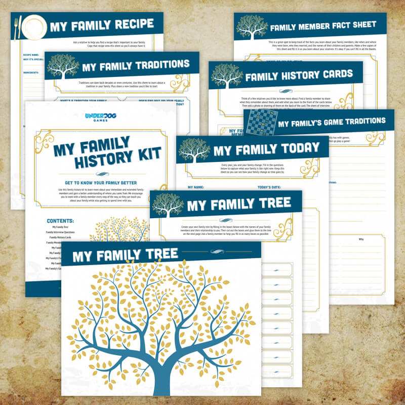 Our Free Family History Kit Inspires Kids to Celebrate Their