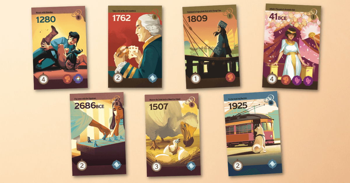 Writing the Trekking Through History Game Cards