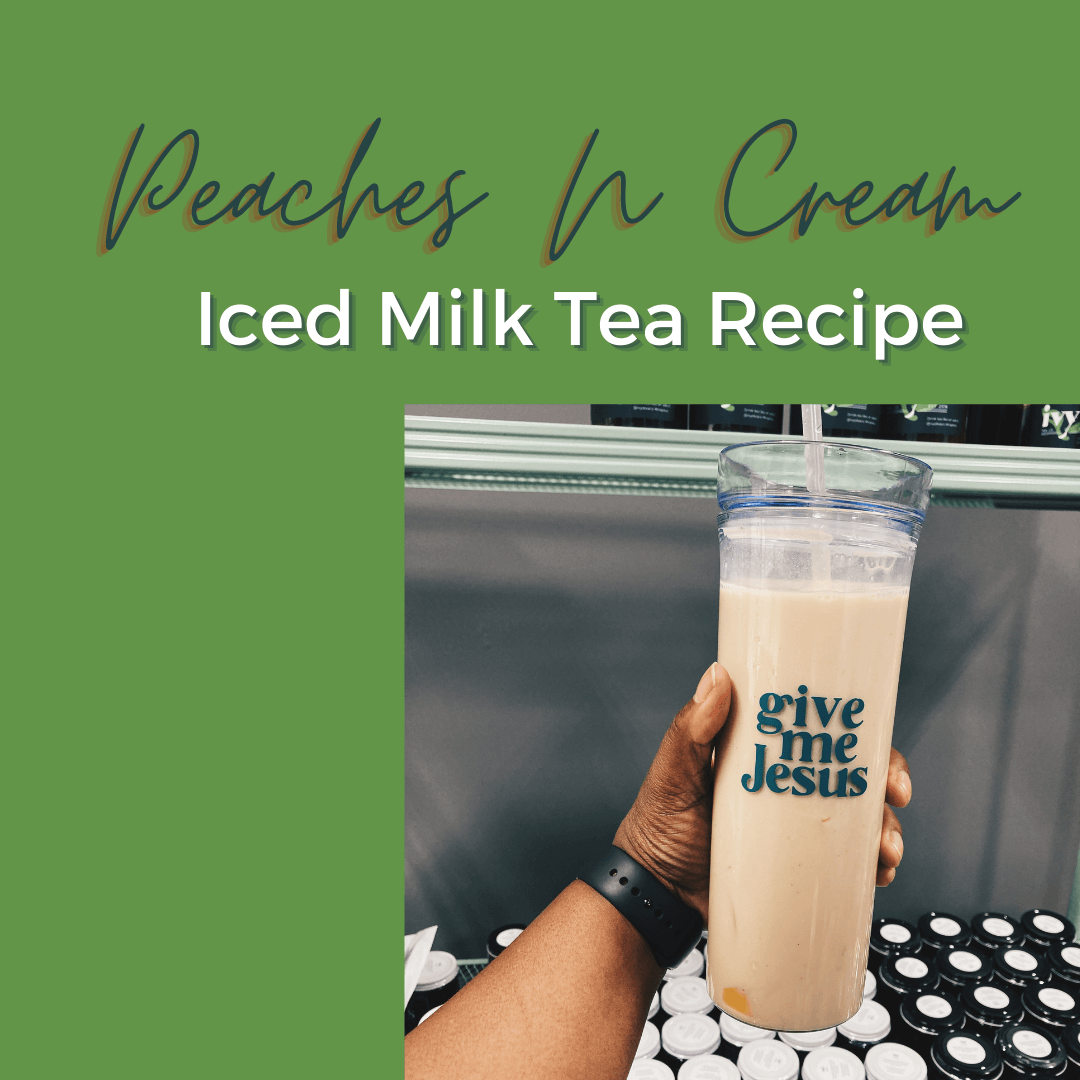 Milk Tea RECIPE: Peaches N Cream Iced Tea with Black Tea