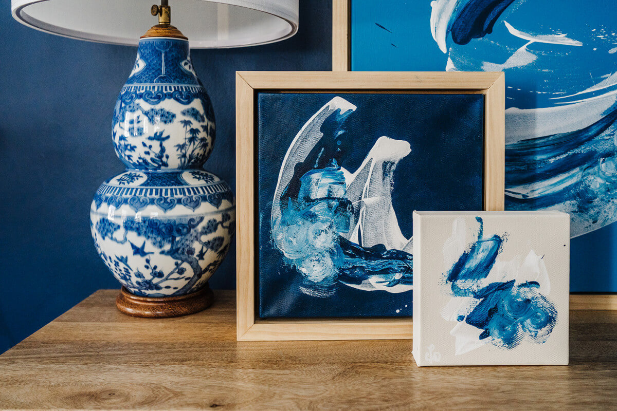 Abstract Art and Antiques: How I Style My Home