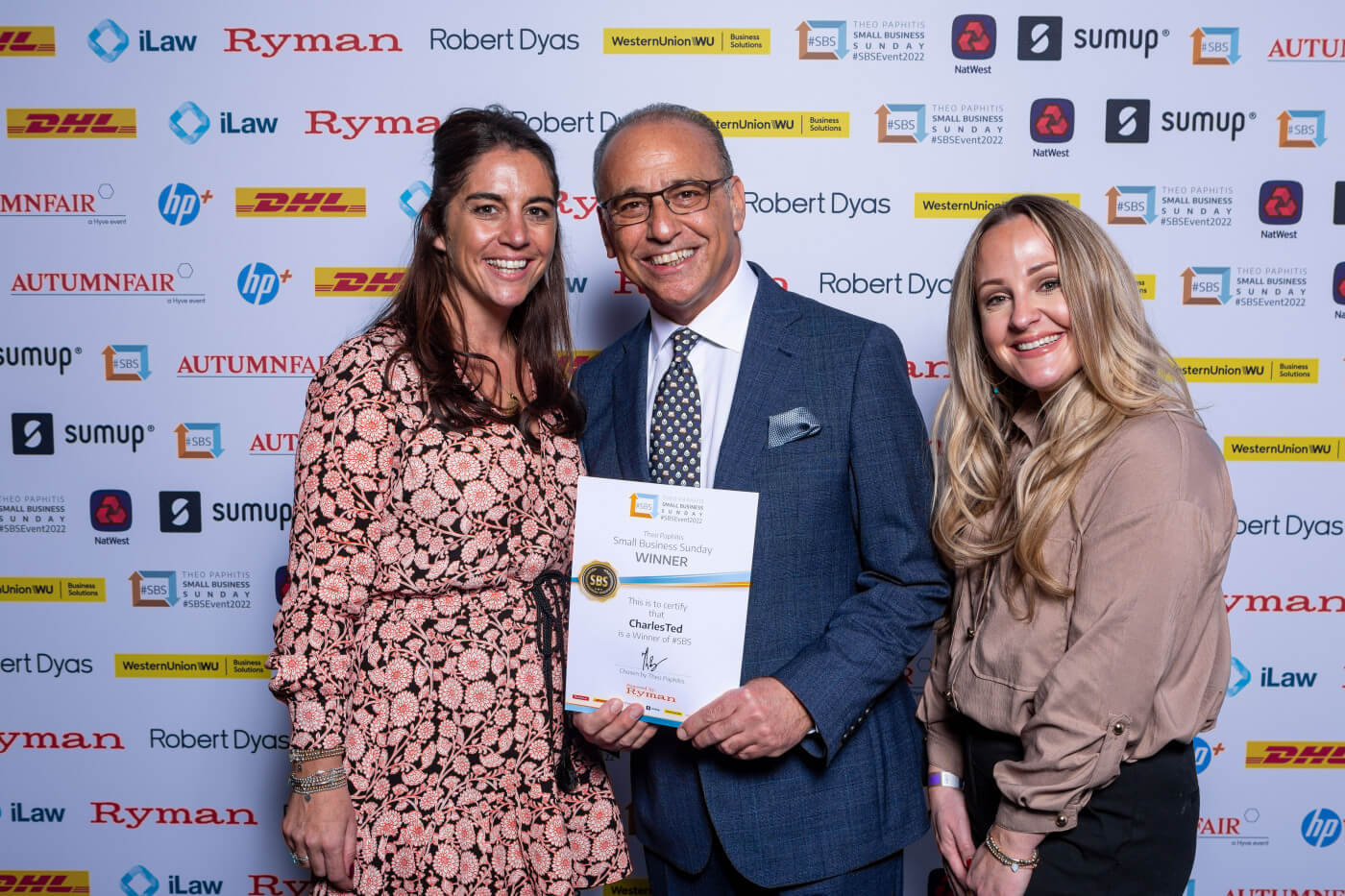 Dragon's Award for CharlesTed From Theo Paphitis