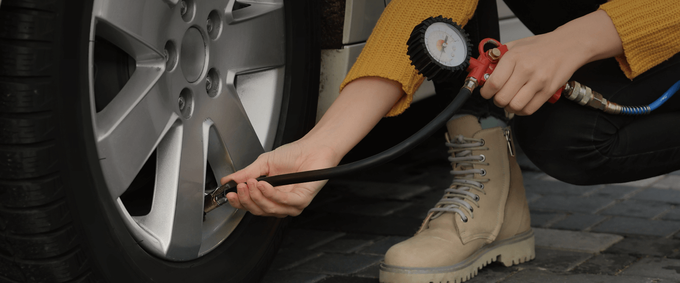 Tyre pressure guide