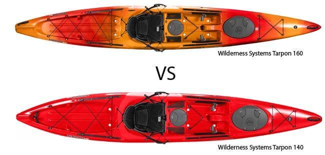 Wilderness Systems Tarpon 140 vs 160 Angler Kayak Review