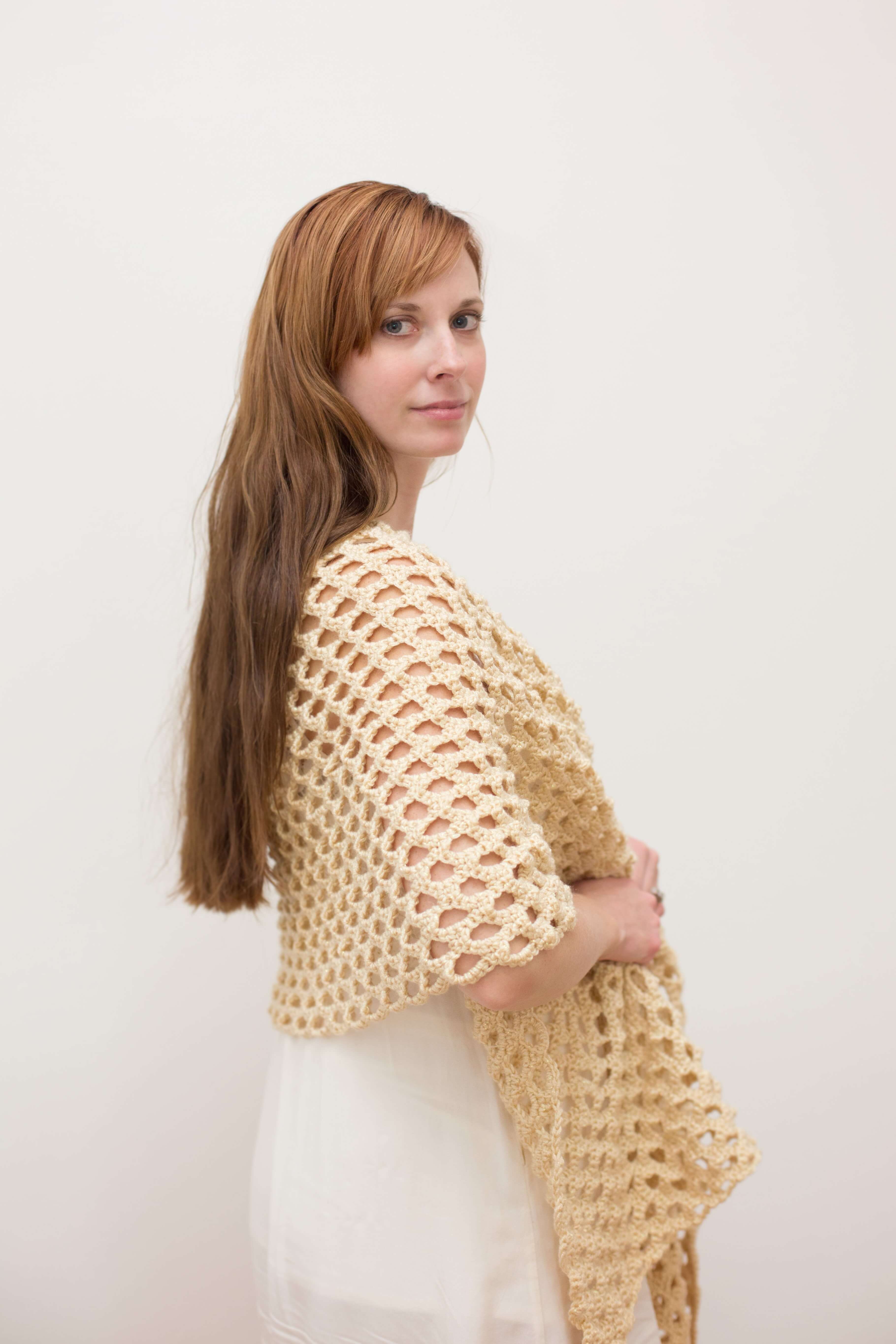Honeycomb Shawl Crochet Pattern