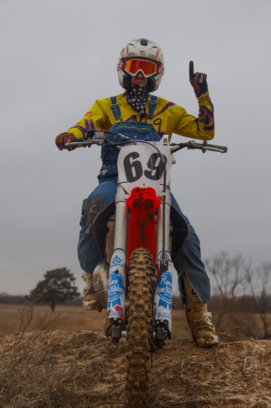 Ron Rides a New Dirt Bike Track in Oklahoma