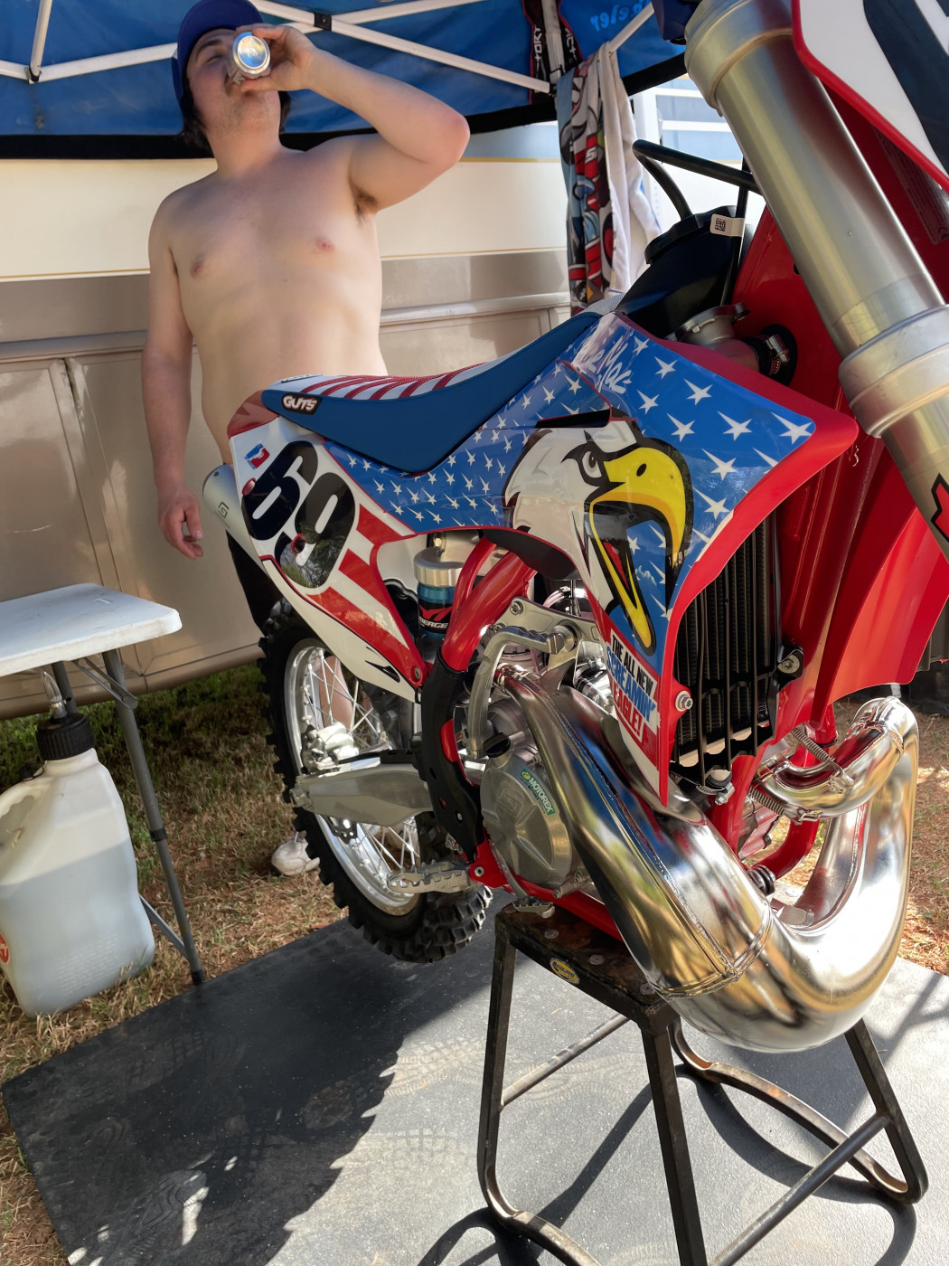 How do you like your new Screamin Eagle Dirt Bike?
