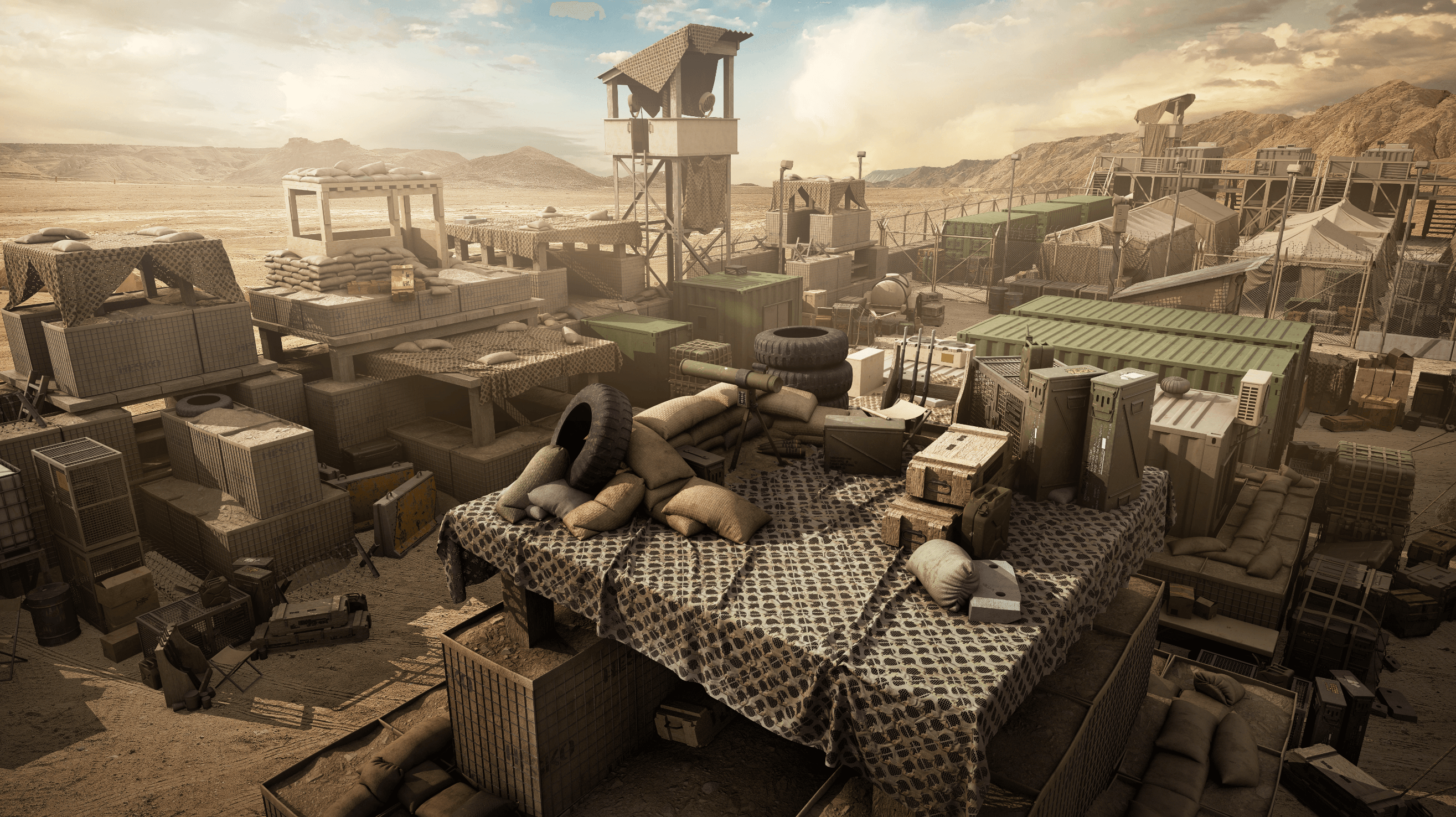Military Outpost: From Concept to Texturing