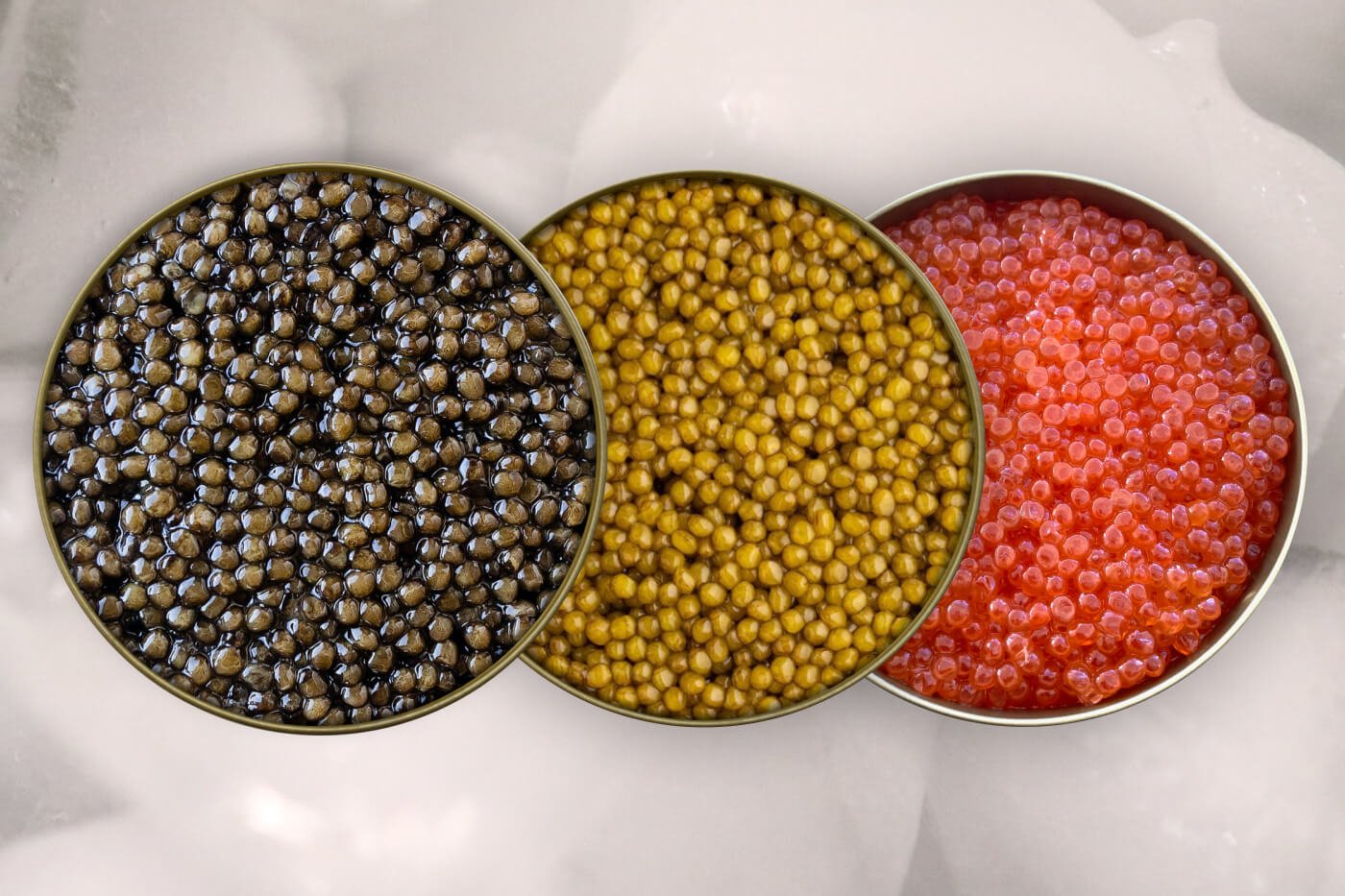 What color is caviar?
