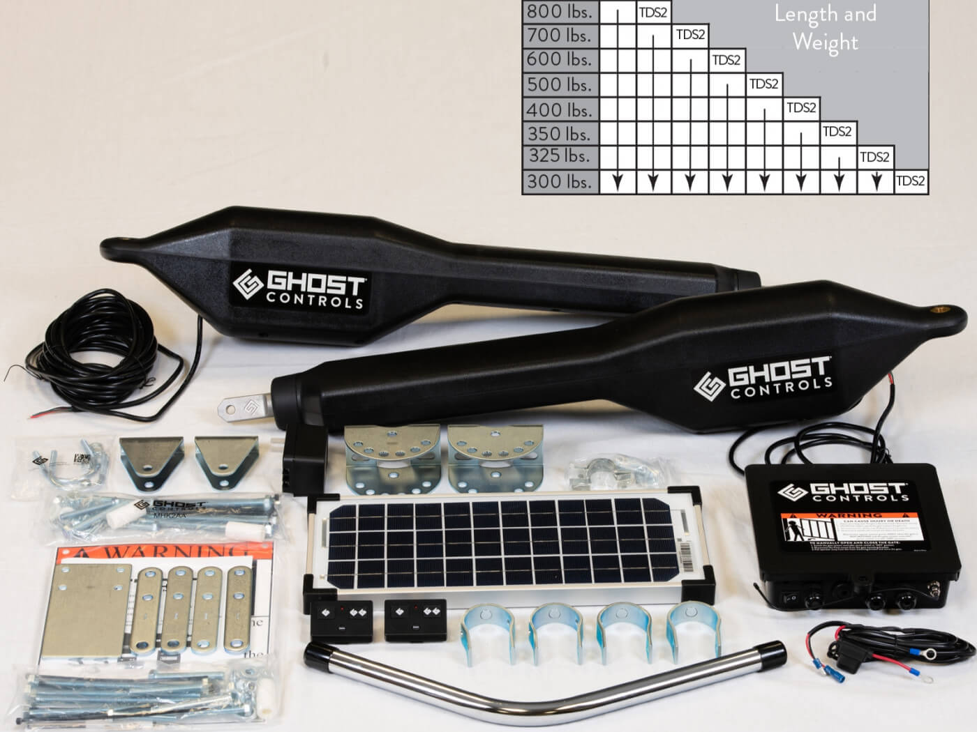 Ghost Controls® TDS2XP Kit: Solar Compatibility