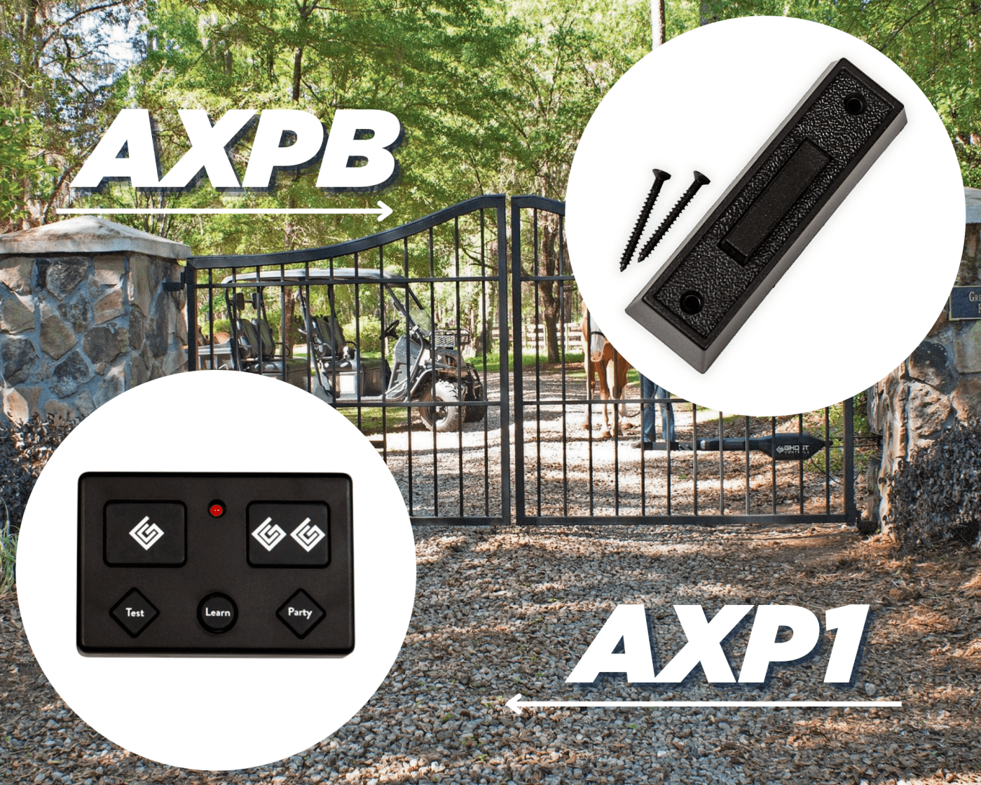 Using An AXPB Push Button With An AXP1 Premium Remote