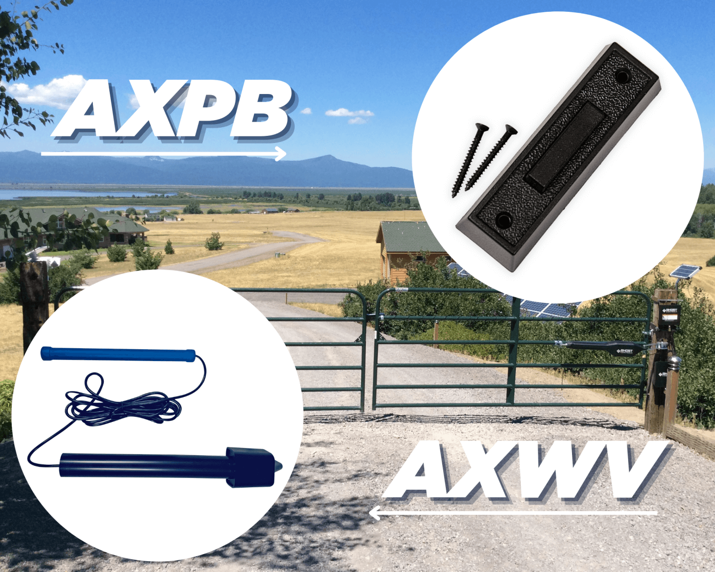 Using A Push Button With An AXWV Wireless Vehicle Sensor
