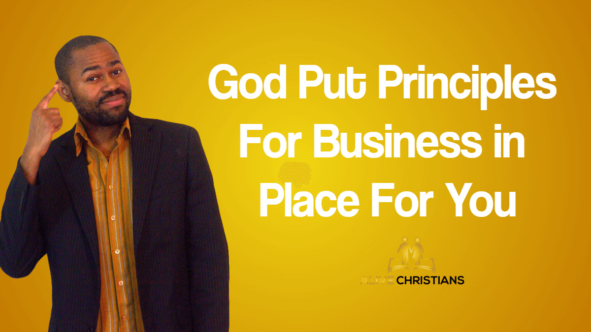 God Put Principles For Business In Place (God's Success Blueprint)