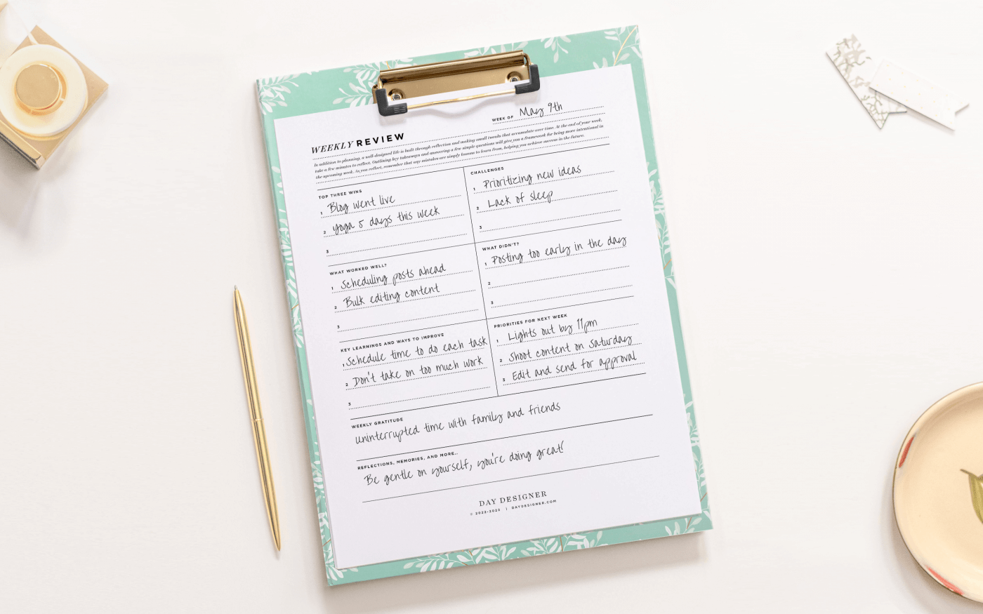 How to Reflect on Your Week + Free Printable