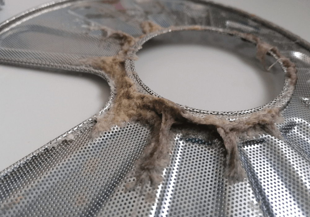 Dirty Dishwasher Filter