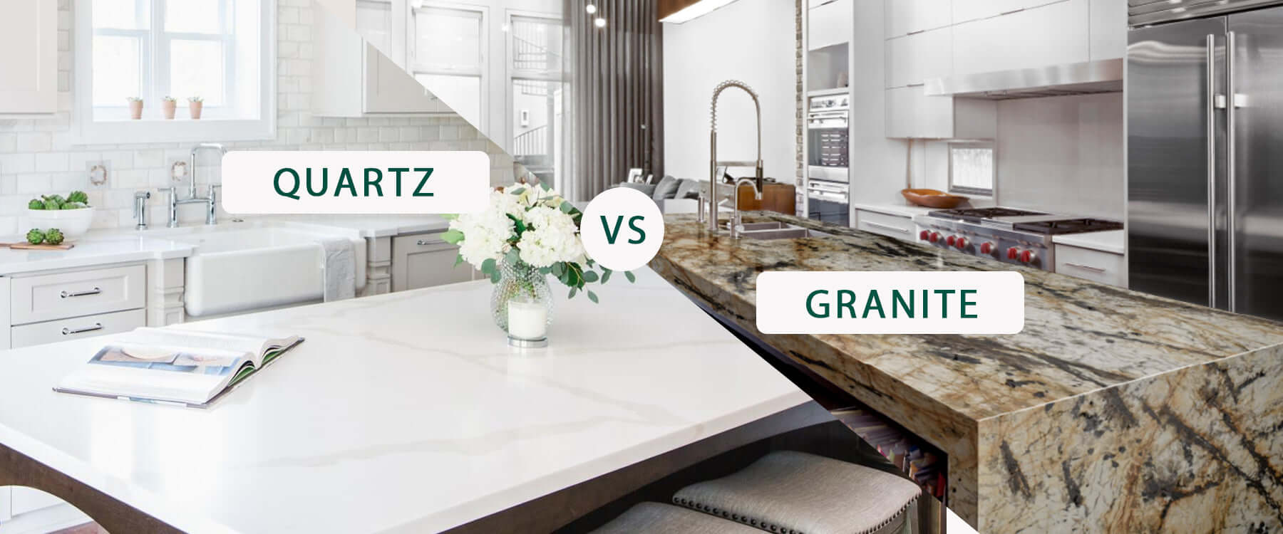 Which worktop is cost effective? Granite or Quartz