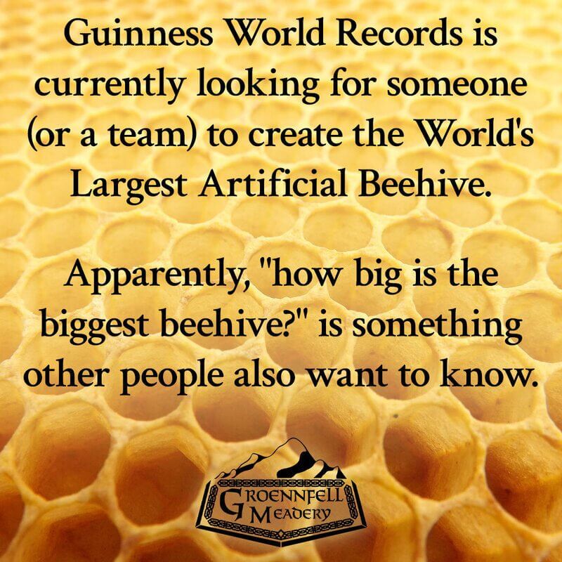THURSDAY FUN FACT 10-29: LARGEST BEEHIVE