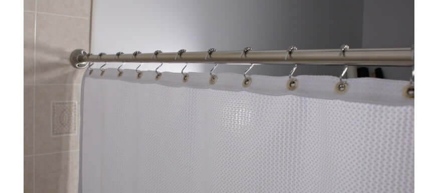shower curtain hooks, rings, rods