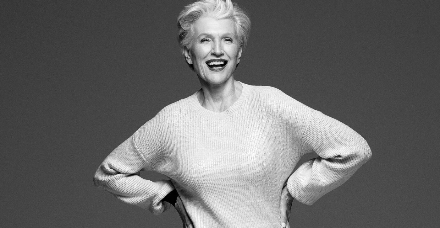 Top 15 Famous Older Women Models with Gray Hair