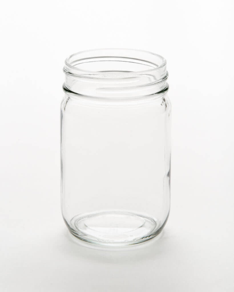 Overnight Oats Jar Personalised Option Mason Jar, Clear Glass