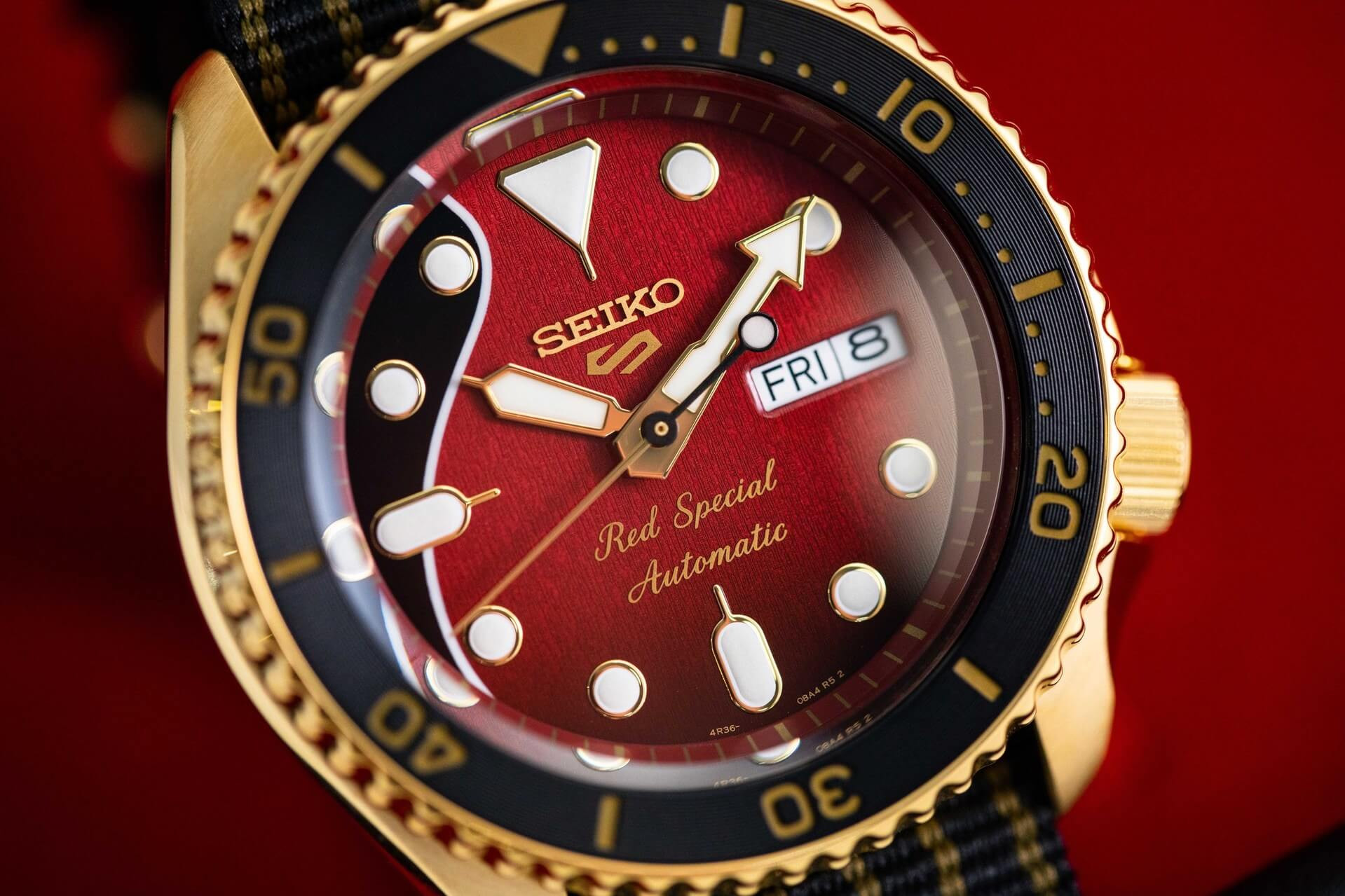 Seiko 5 Sports Brian May Limited Edition. Case & Dial