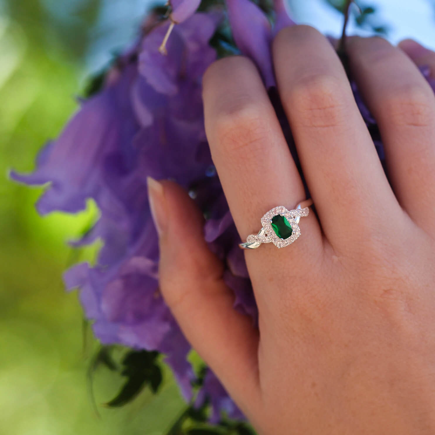 Best Emerald Engagement Rings. Emerald cut ring. 